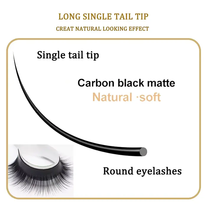 Domi Faux vison Faux Extensions de cils individuels LB LC LD LJ LU Curl Mix haute qualité Faux Camél