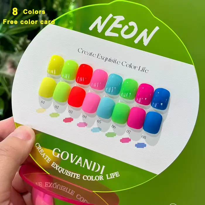 Vernis à ongles Gel avec carte de couleur