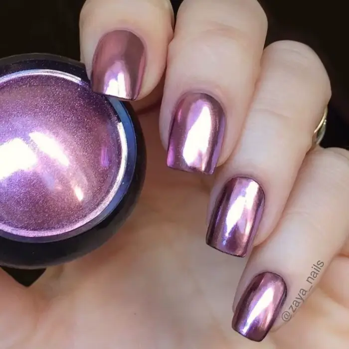Poudre d'or et d'argent pour Nail Art