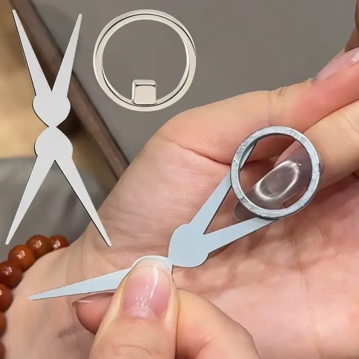 Aimant pour ongles œil-de-chat en forme d'anneau pour vernis gel