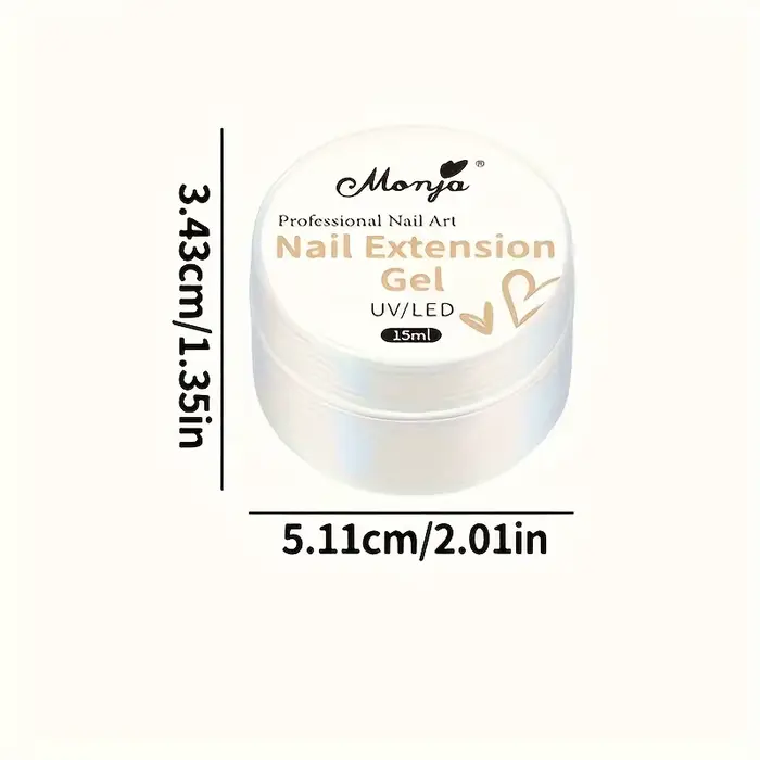 Gel brillant étendu, construible