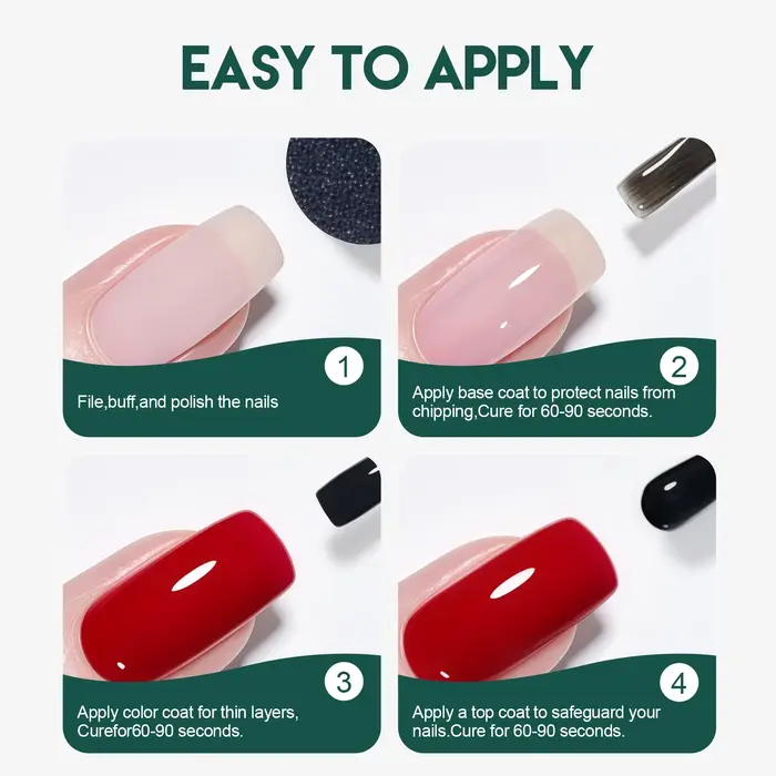Nailpop couche de Base supérieure Gel HEMA/TPO gratuit professionnel tremper UV/LED durci longue durée Lustre facile manucure Art Kit clair 2 pièces