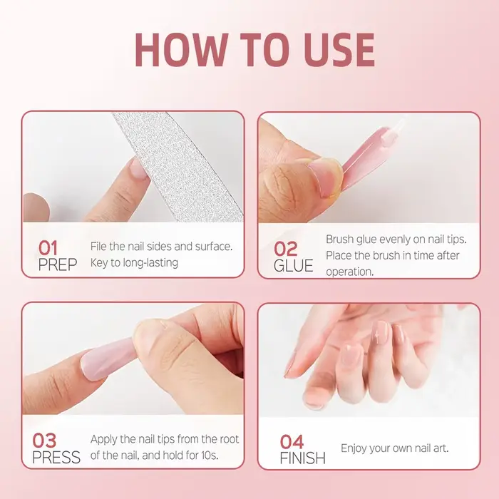 1/3/5 pièces 7g Super fort clair Gel imperméable à l'eau colle pour ongles à pression