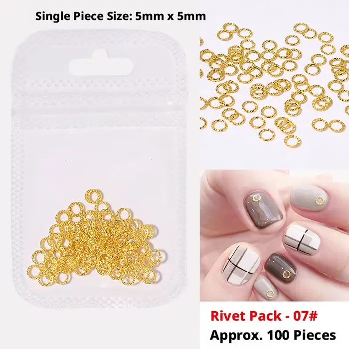 YYM Breloques Métalliques 3D Étoile et Lune Style Punk pour Ongles