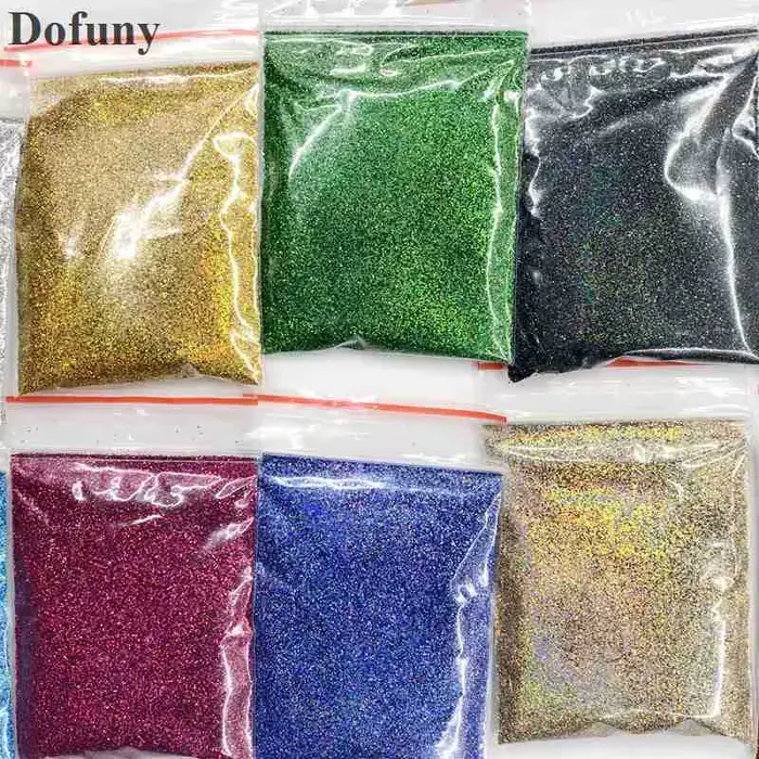 Poudre de paillettes Laser pour ongles