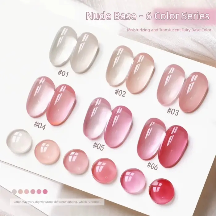 MIANEL 10ML Pure Desire Blush Jelly Gel Vernis à Ongles 2026 Nouveau
