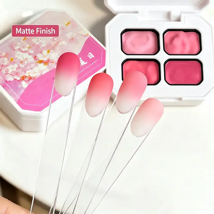 MIANEL MeiMei Summer Snap Gel 2026 Nouveau Gel à Ongles Rose Rouge Peint à la Main, Quatre Grilles, Sans Rinçage, Haute Saturation, Facile à Estomper