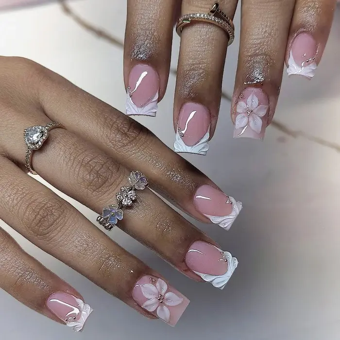 Faux ongles 3D pour femmes et filles