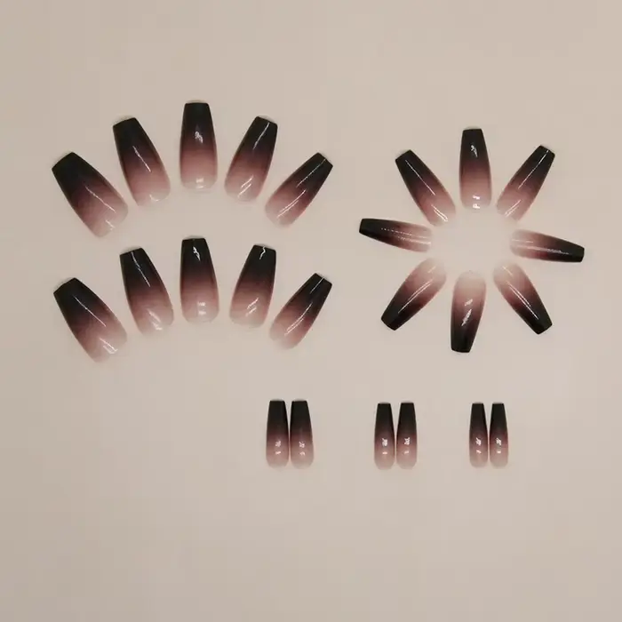 Faux ongles à presser de taille moyenne
