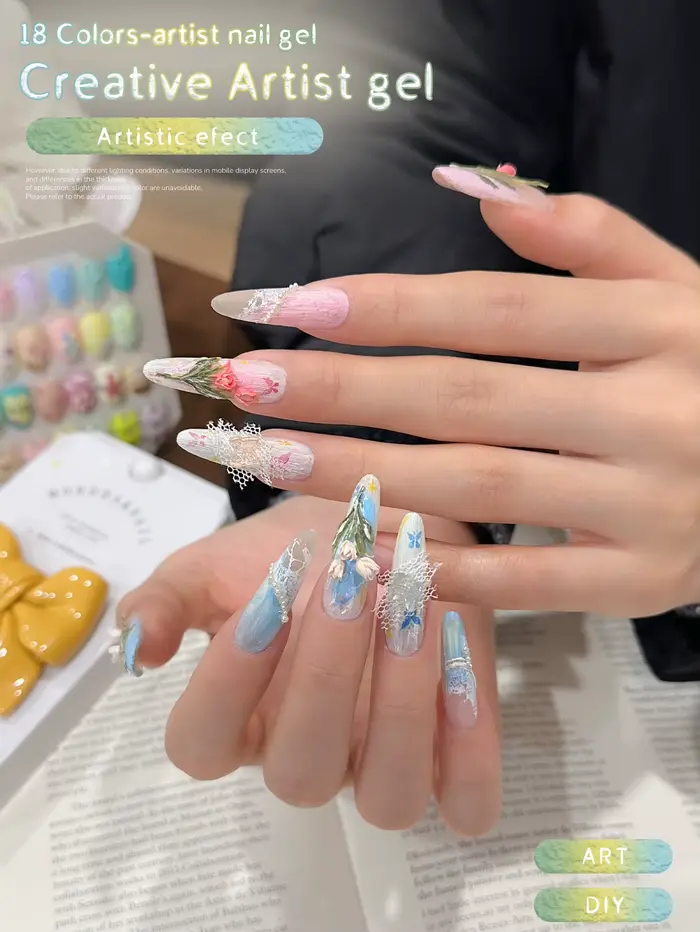 MORDDA 18 couleurs Gel solide Gel pour ongles Semi Permanent Nail Art trempage UV LED Gel noël manucure cadeau Salon