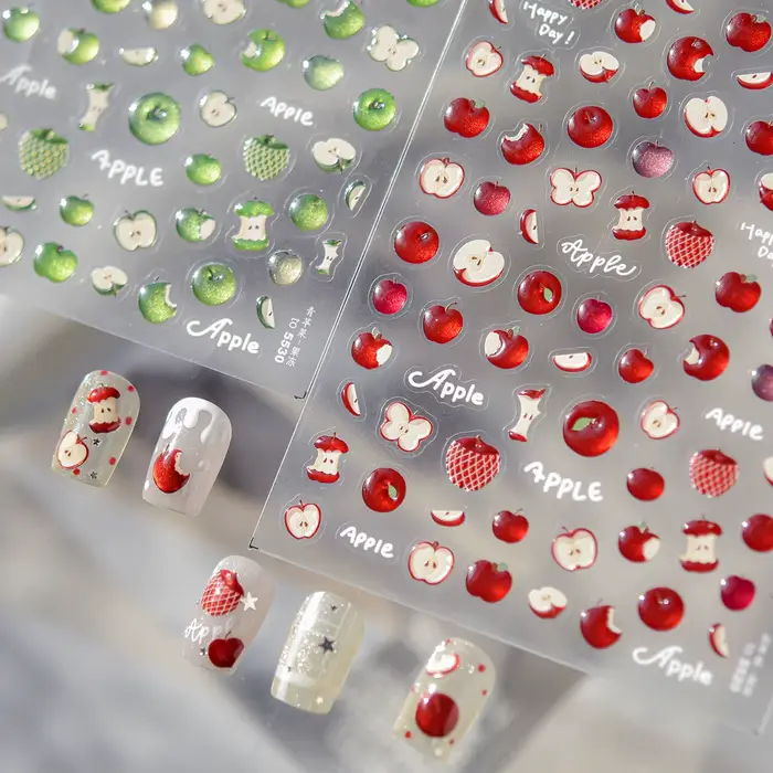 Autocollants pour ongles en gelée