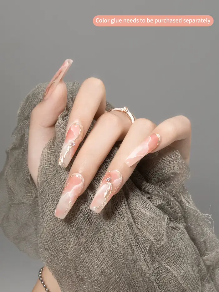 RSNAIL 10g Gel à floraison rapide vernis à ongles bricolage effet dégradé marbre Gel UV LED Gel de Base Semi Permanent pour la maison Nail Art Salo