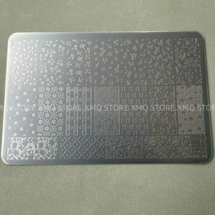 XMQ NAIL ART STAMPING PLATES STAR HEART TEMPLATES