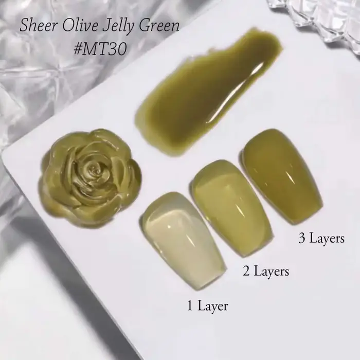 Vernis à ongles gel frais et transparent 15 ml, effet vert nude, hydratant et transparent, gel professionnel pour le soin des ongles