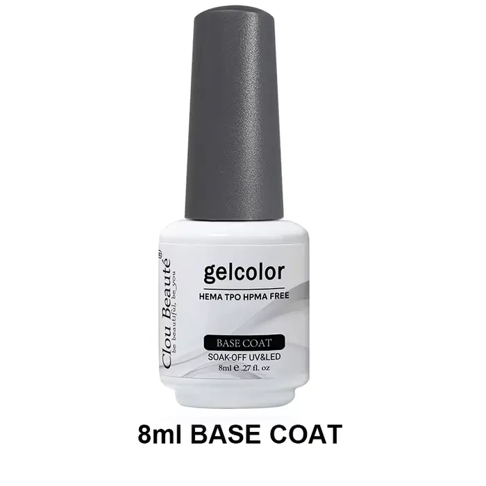 Clou Beaute Gel Color Hema TPO Free 15ml Vernis à ongles gel UV Soak Off pour Nail Art et Manucure, 