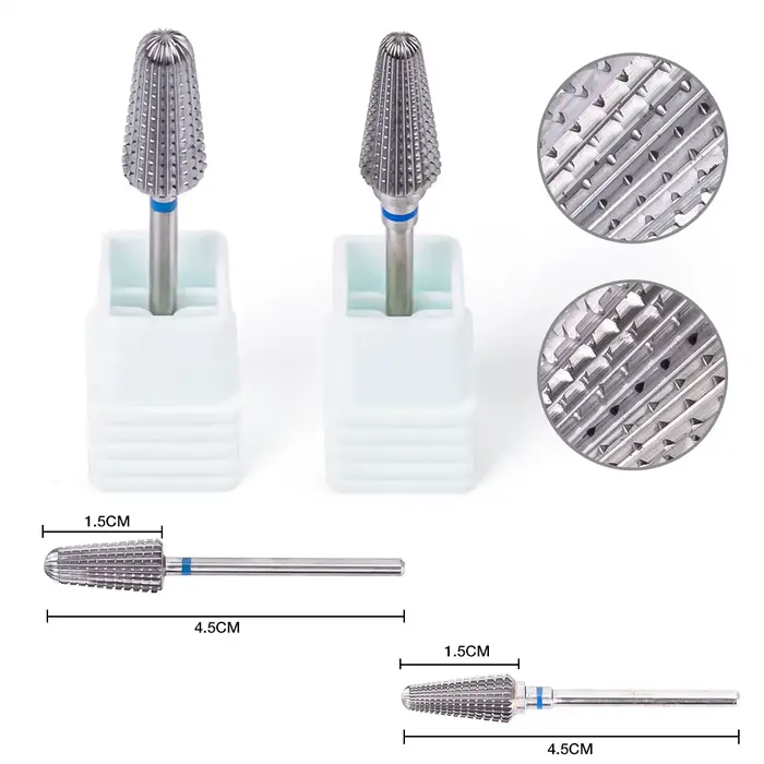 Foret à ongles rotatif, fraise à ongles, perceuse électrique pour outils de manucure et de pédicure,