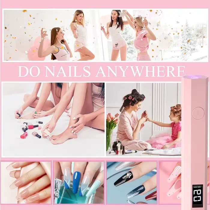 Lampe sèche-ongles portative pratique UV/LED, durcissement des ongles, tout le vernis Gel, outil d'a
