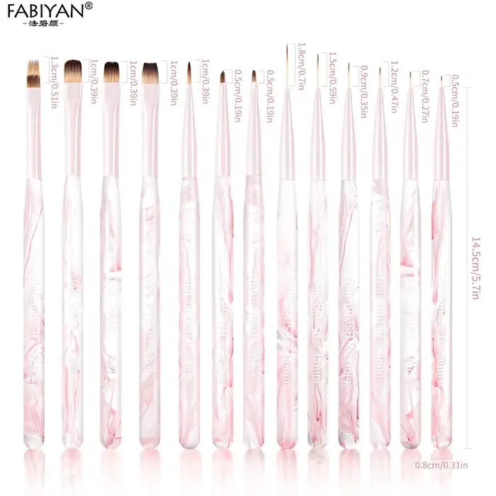 Pinceaux liner pour manucure et nail art