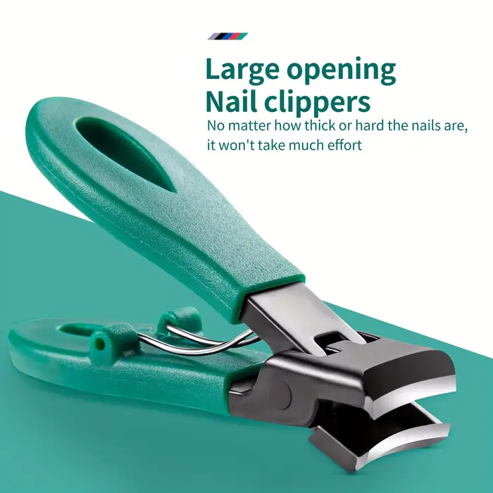 Ciseaux à ongles à grande ouverture pour ongles épais et durs