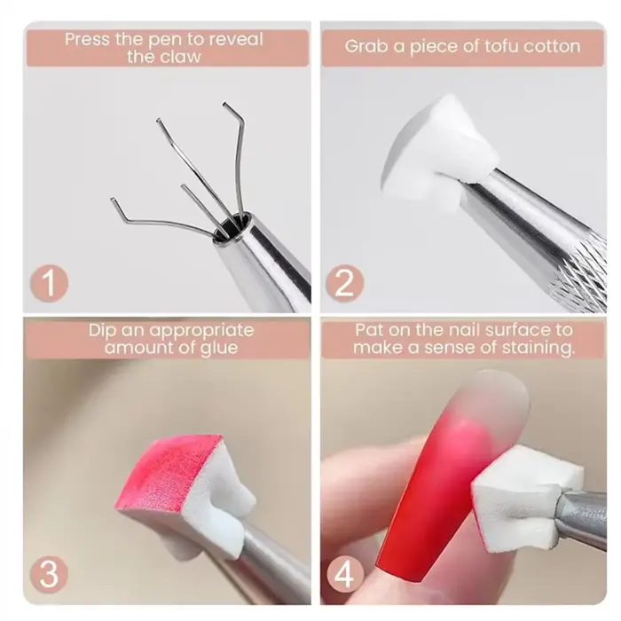 Éponge ombrée pour ongles