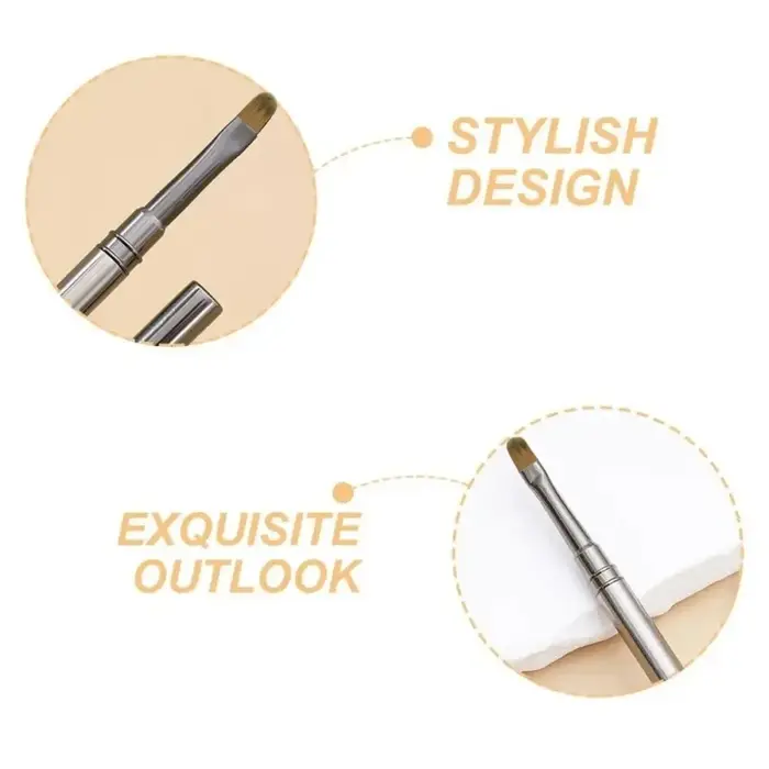 Pinceaux de précision pour nail art, pour dessin de lignes allongées et de rayures, stylo de conception d'ongles, outil professionnel de manucure
