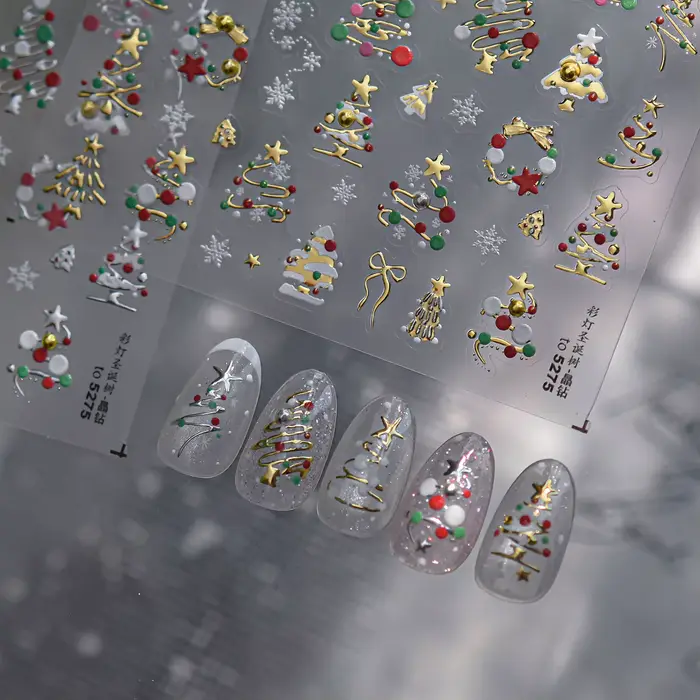 Autocollants pour ongles de noël