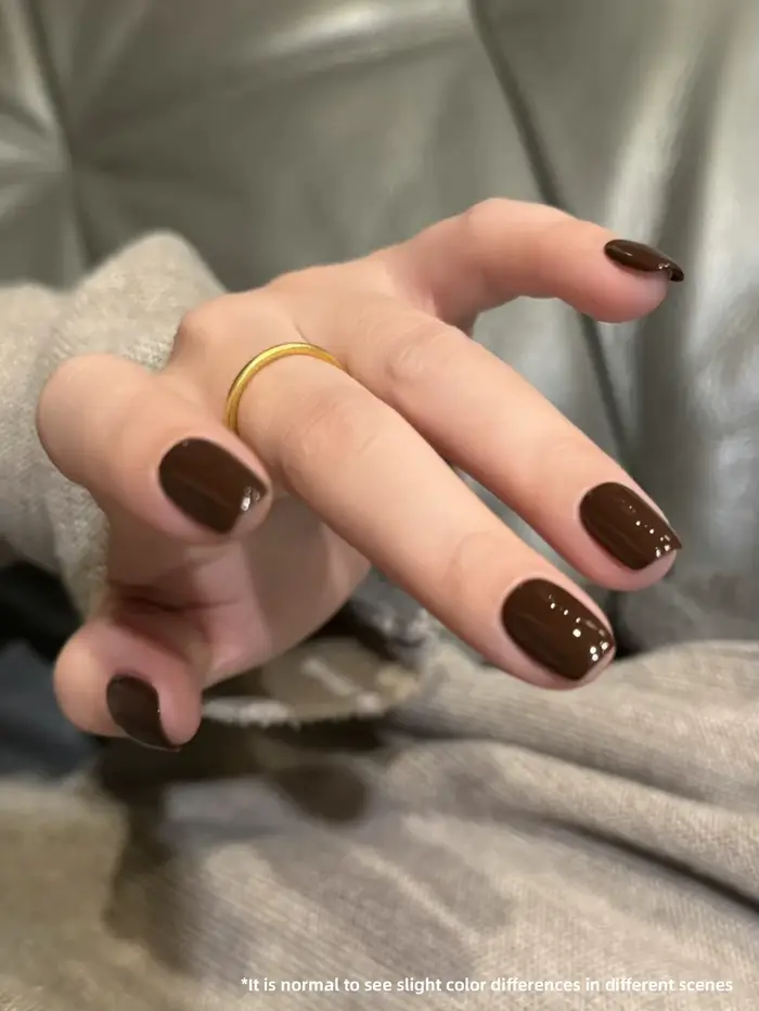 Vernis à ongles Gel marron chocolat