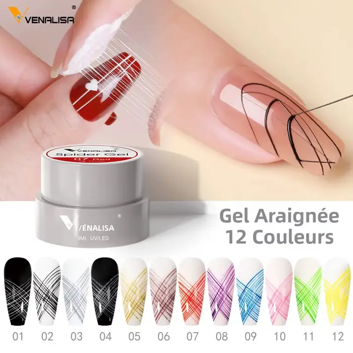 Venalisa 8ml Gel UV LED pour Nail Art