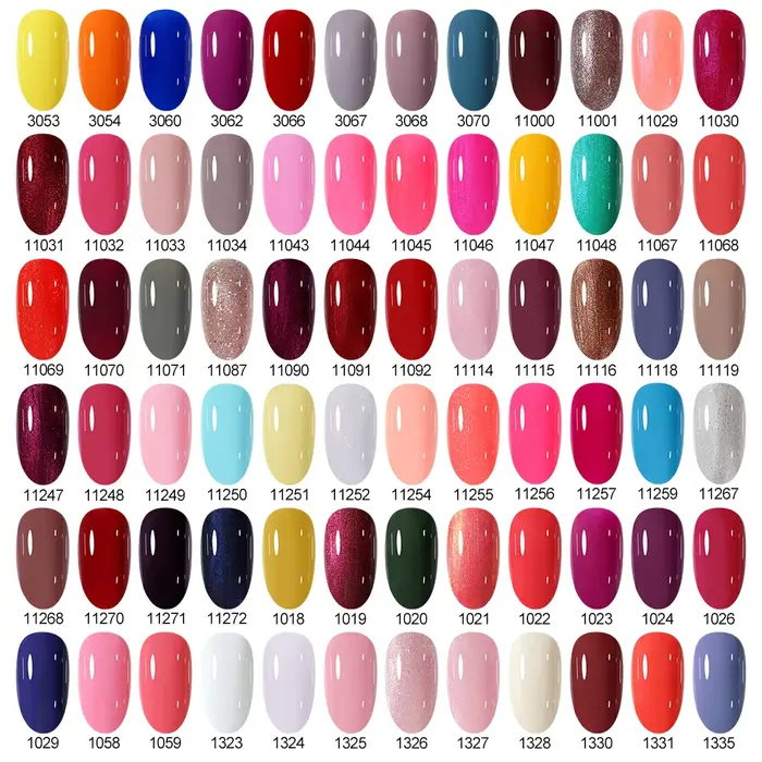 NAILCO 15ml Vernis à Ongles Gel Couleur Rouge Violet Semi-Permanent Sans HEMA ni TPO Gels UV Vernis Hybride pour Manucure