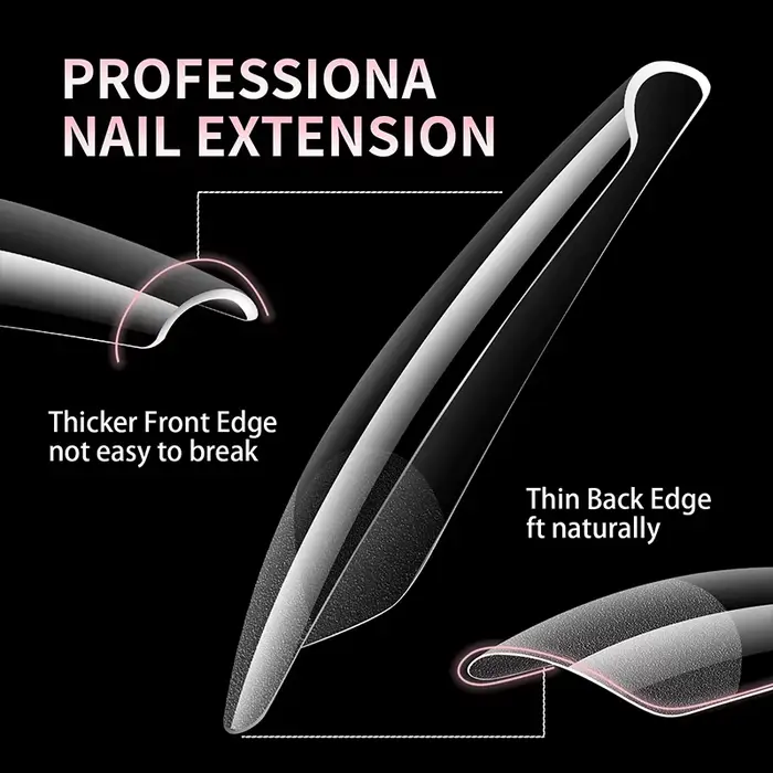Faux ongles de luxe en Gel doux