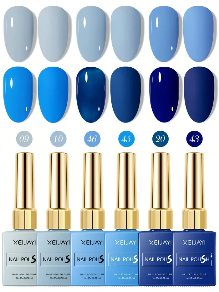 Vernis à ongles Gel bleu