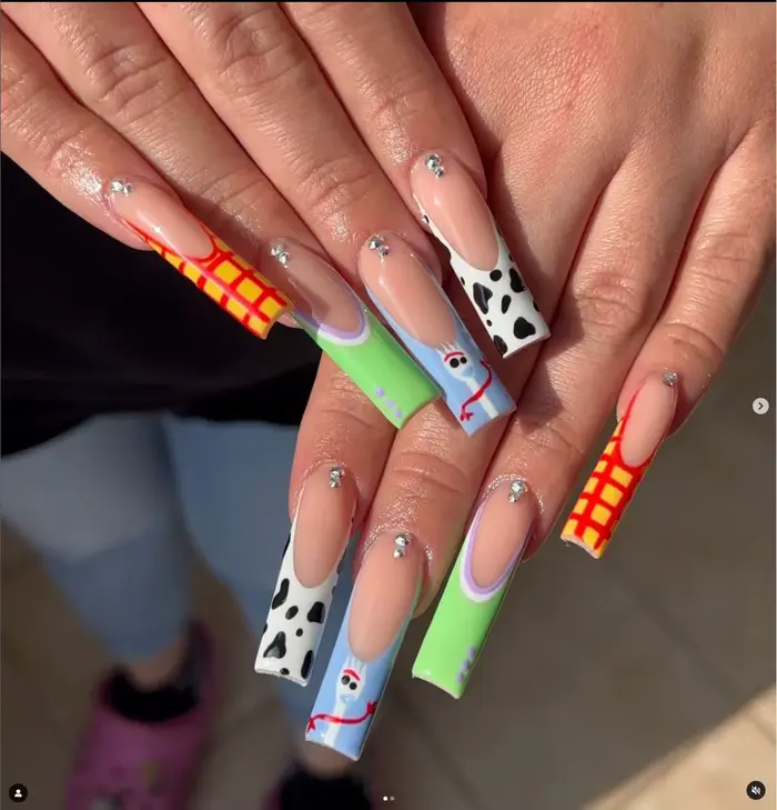 24 faux ongles léopard imprimé