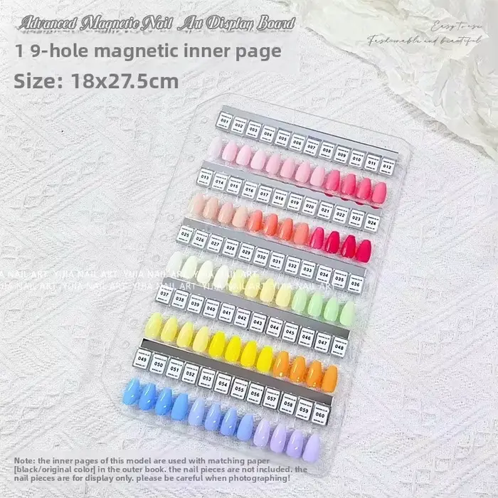 Ail – Palette de couleurs magnétiques en acrylique, panneau d'affichage d'échantillon de couleur, li