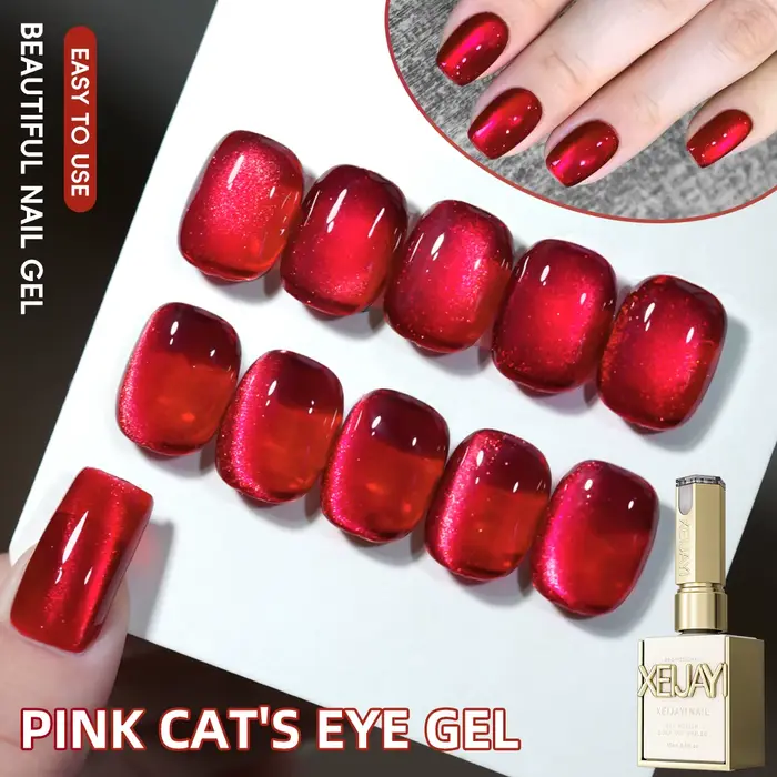 XEIJAYI 15ML Vernis à ongles gel effet œil de chat