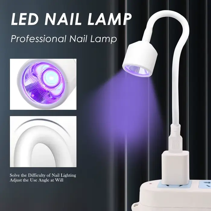 LULAA Mini sèche-ongles Uv Led lampe à ongles pliable polymérisation lumières