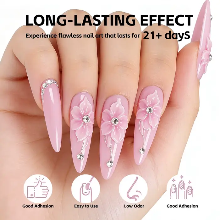 100g blanc clair antiadhésif Extension de main Gel pour ongles 3D façonnage sculpture Nail Art solid