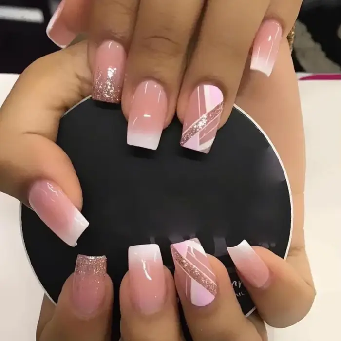 Faux ongles artificiels à couverture complète
