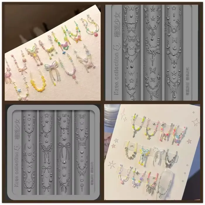 Design de fruits d'ange papillon pour Nail Art