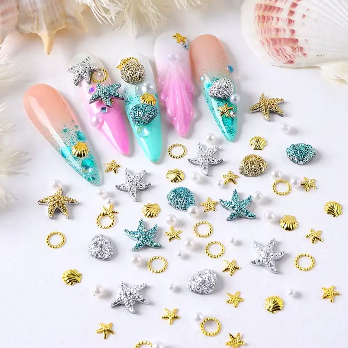 Accessoires pour ongles en forme d'étoile de mer