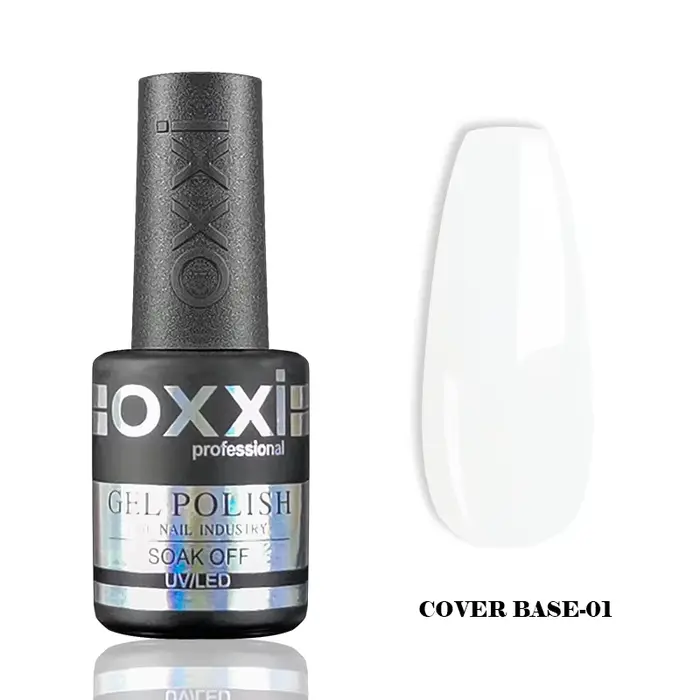 OXXI 10ml Base Naturelle pour Vernis Gel Semi-Permanent Nude Caoutchouc Gellac Ongles Art Couleur Gelée UV