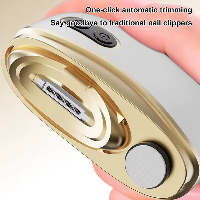 Outil électrique pour ongles 2 en 1, coupe-ongles polisseur rechargeable par USB, ciseaux pour ongle