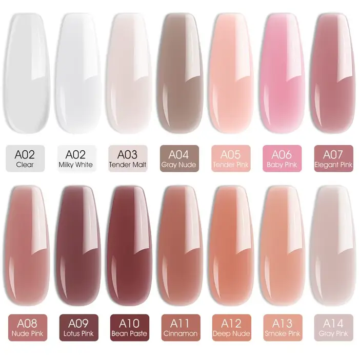 Gel de construction UV transparent Venalisa 50ml sans TPO pour extension d'ongles