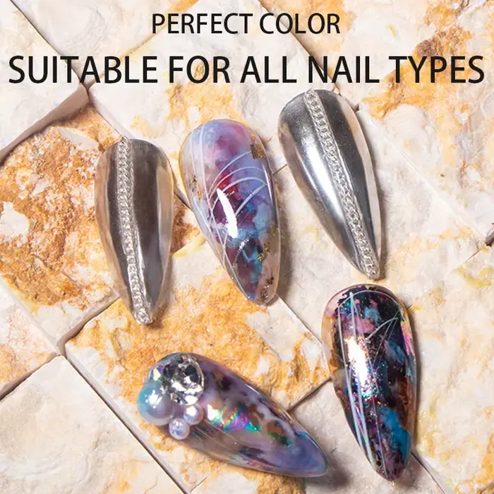 COLOR parfait feuille de colle pour ongles Gel 16ML
