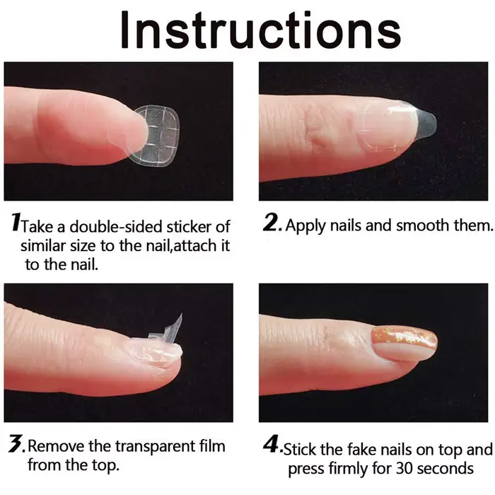 Ruban Adhésif Double Face pour Faux Ongles