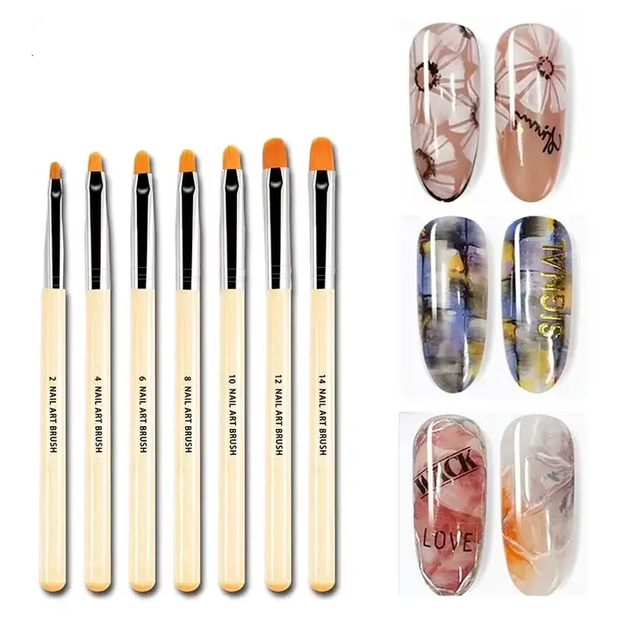 Pinceau peint pour Nail Art
