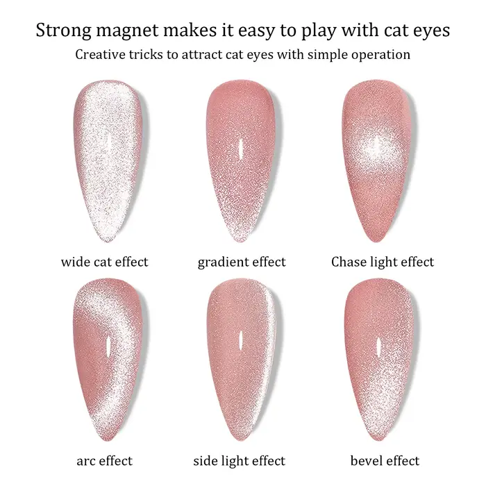Aimants pour Nail Art, or et argent