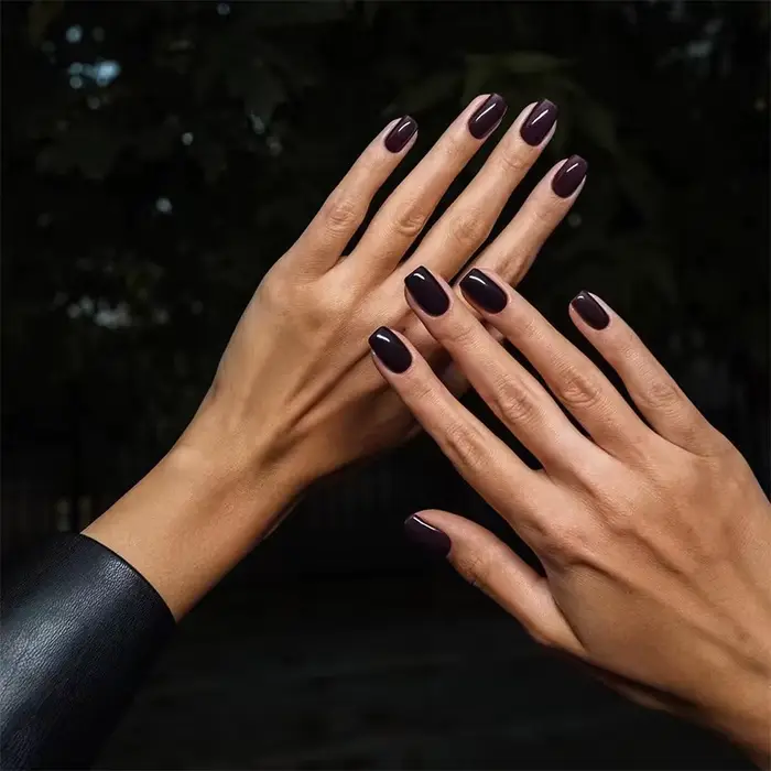 24 pièces couleur unie JapanKorea faux ongles femmes filles Art acrylique couverture complète imperméable presse