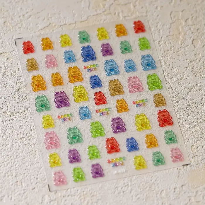 Autocollants pour ongles Little Bear Nail Art