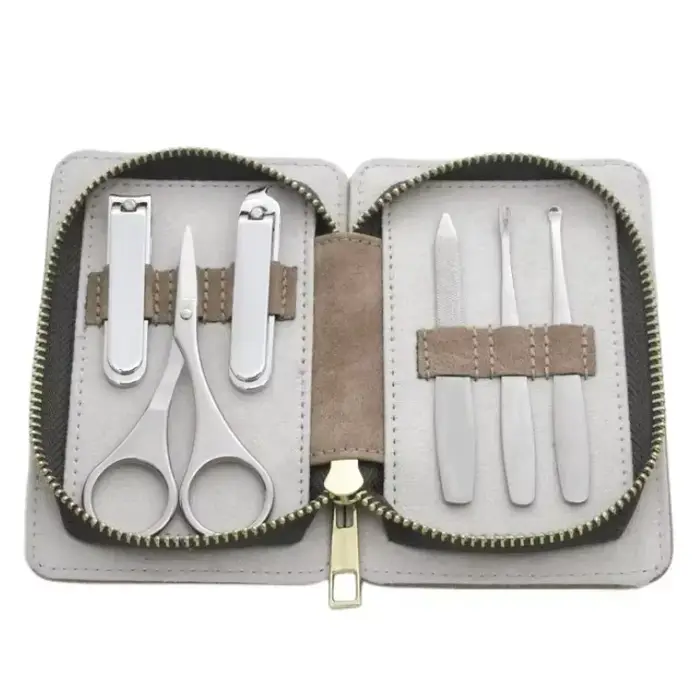 Ensemble de manucure Morandi gris TopGrade