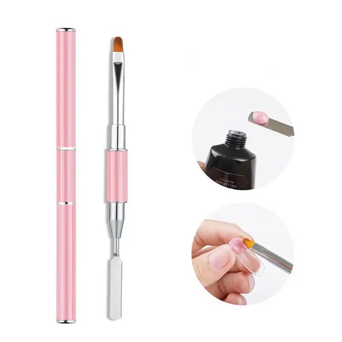 Nouveau design deux-en-un de brosse et de clip de gel